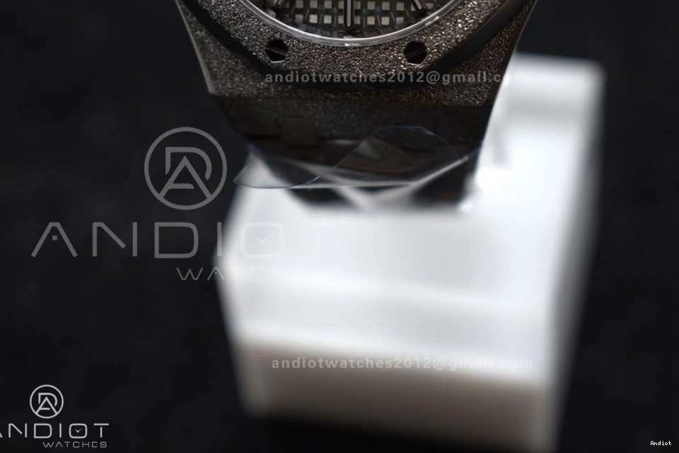 1:1 APSF on SS 15454 Bracelet Textured Clone Super Best Oak Frosted Edition SA3120 Dial SS 37mm Grey Royal 0317